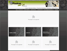 Tablet Screenshot of piedrasdelsol.cl